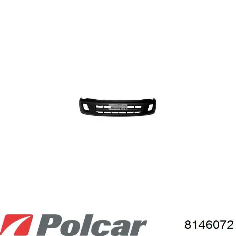 Передній бампер 8146072 Polcar