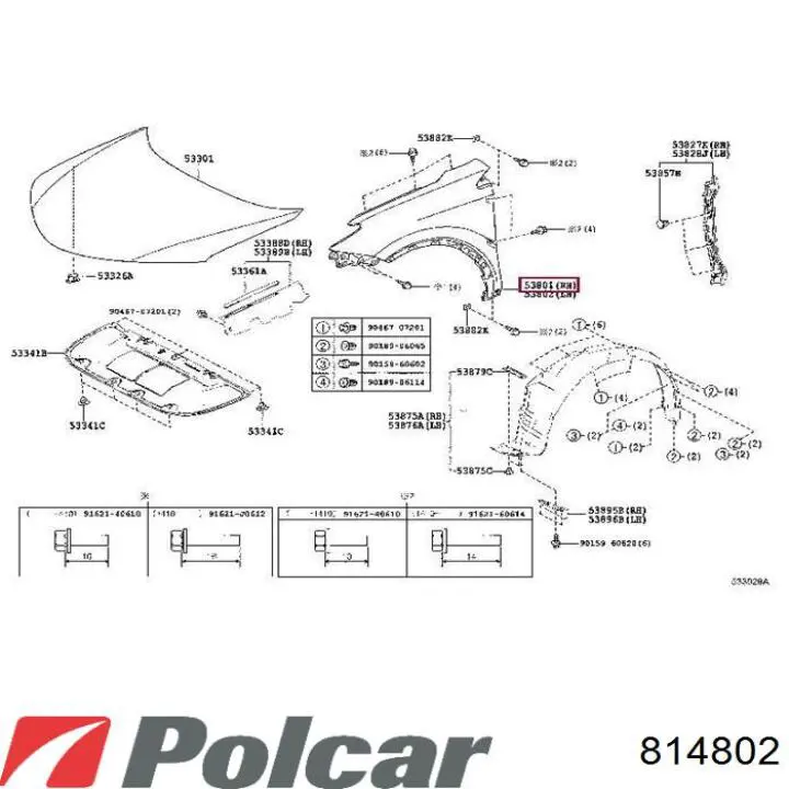 Крила 814802 Polcar