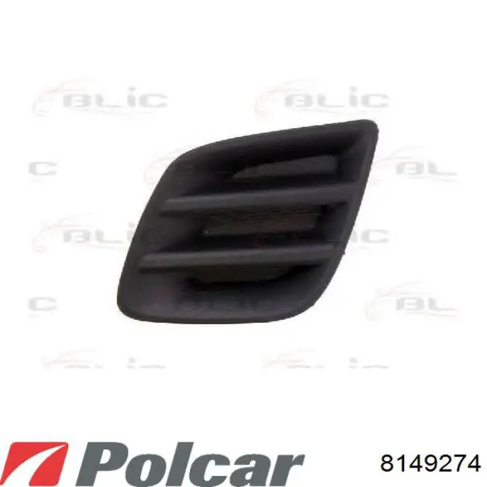 Решітка переднього бампера, ліва Polcar 8149274 ціна, від 15.75 USD