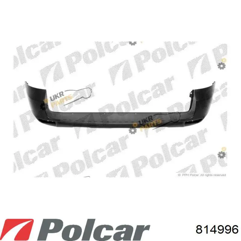 814996 Polcar Буфер (бампер) задній