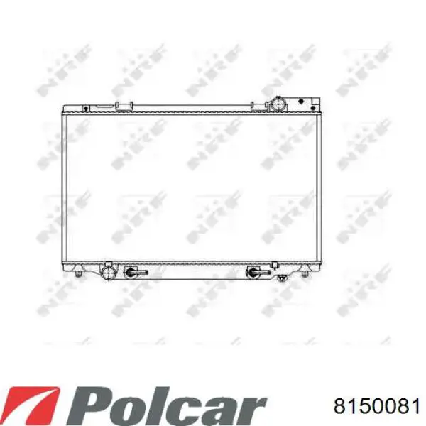 Радіатор охолодження Toyota 1640076071