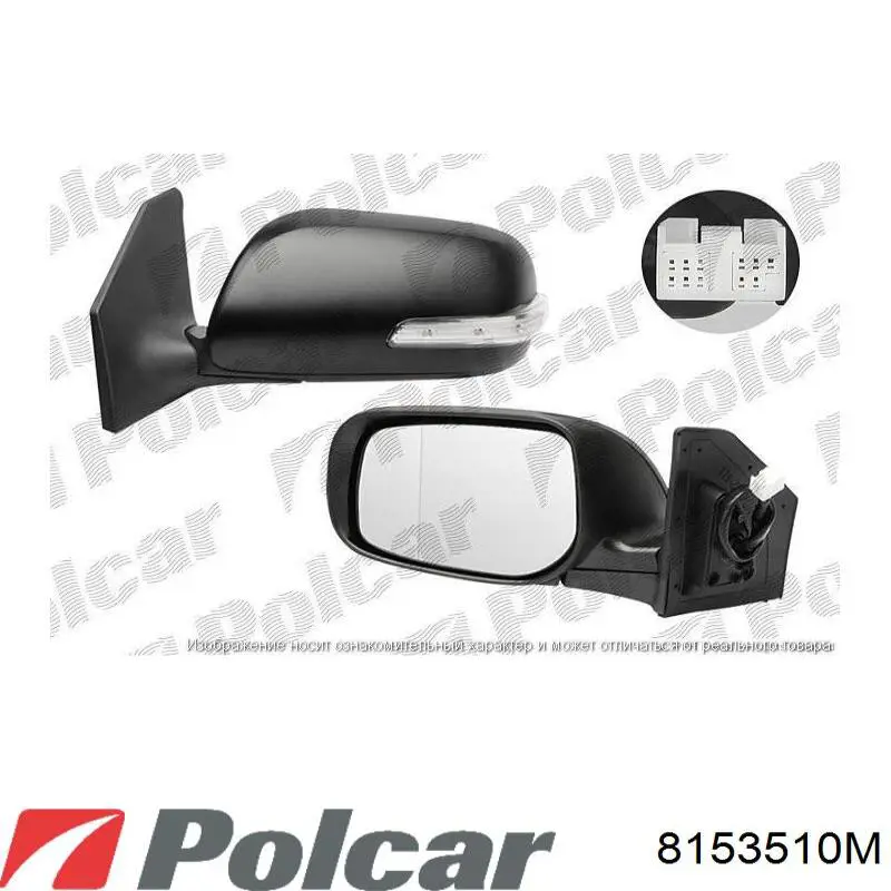 Ліве бічне дзеркало Peugeot/Citroen 8149YC ціна, від 30.80 USD