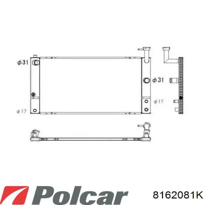 Радіатор AA010012 Koyorad
