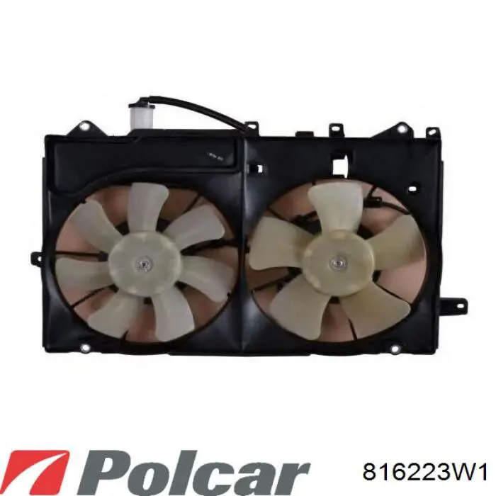 816223W1 Polcar Дифузор радіатора охолодження, в зборі з мотором і крильчаткою