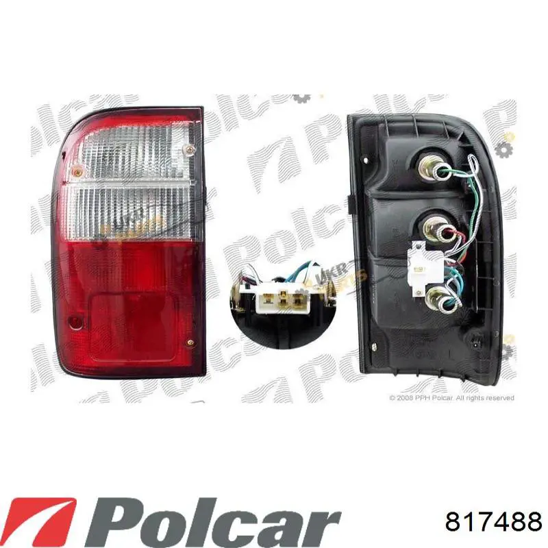Задня права фара 817488 Polcar