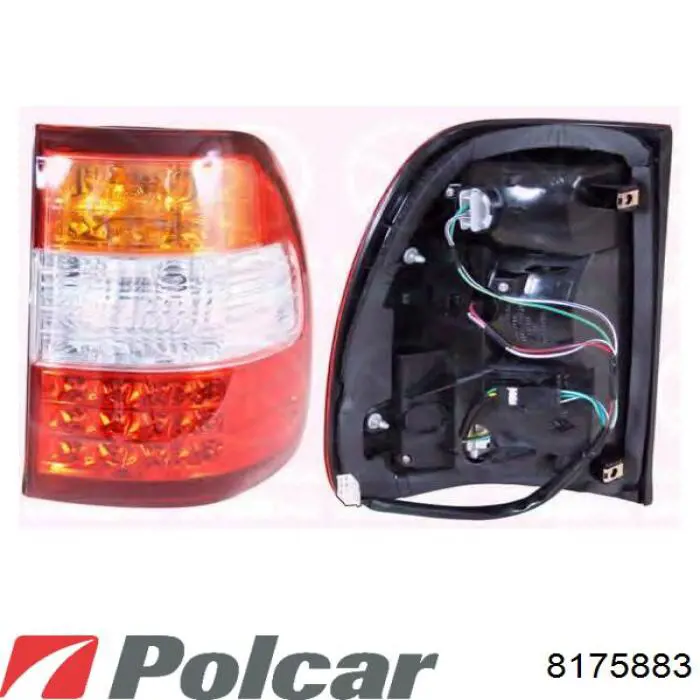 Задня права фара 817588 Polcar