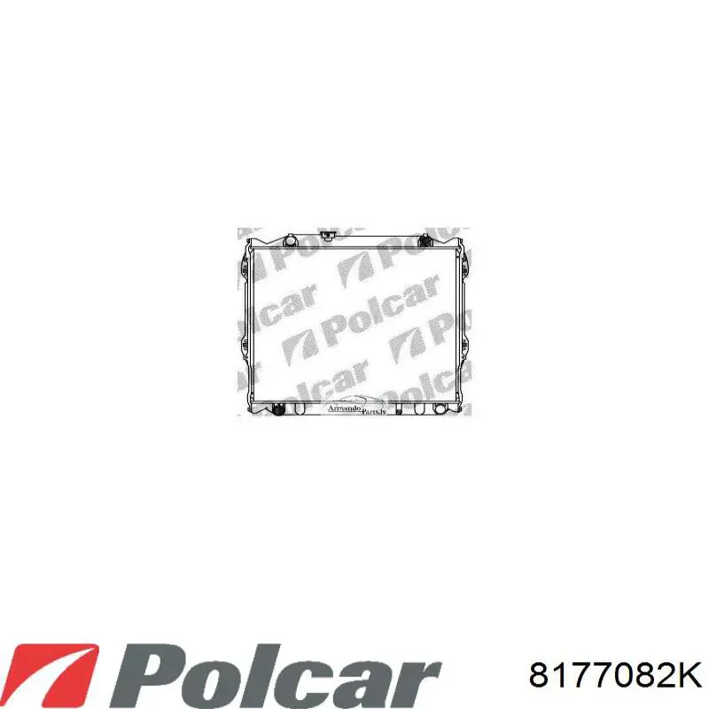 8177082K Polcar радіатор охолодження двигуна