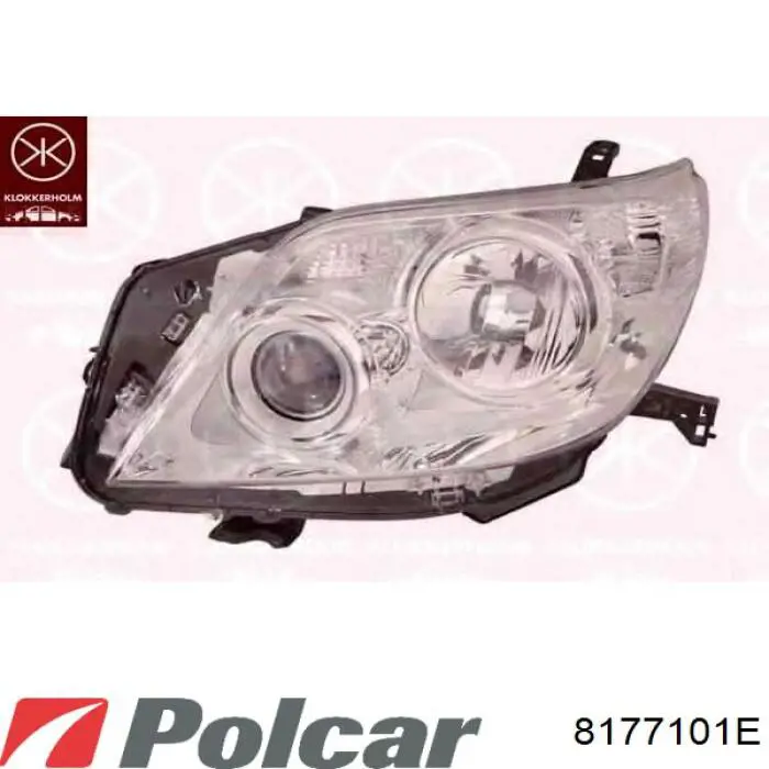Купити 8177101E Polcar Права блок фара