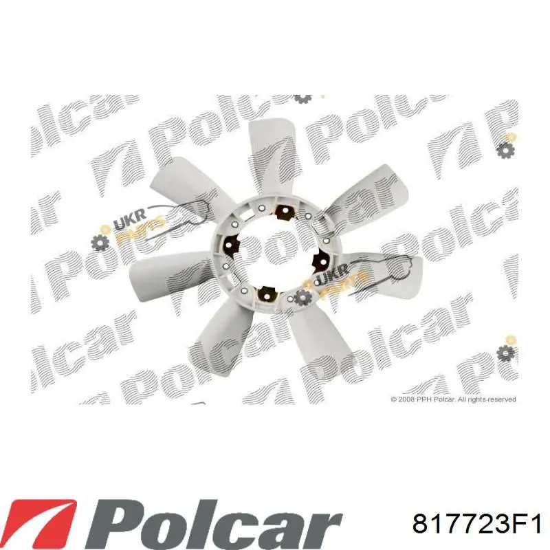 817723F1 Polcar вентилятор/крильчатка радіатора охолодження