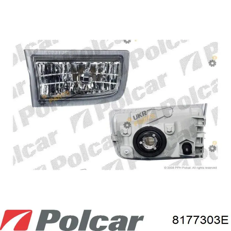 Туманка права Polcar 8177303E ціна, від 54.27 USD