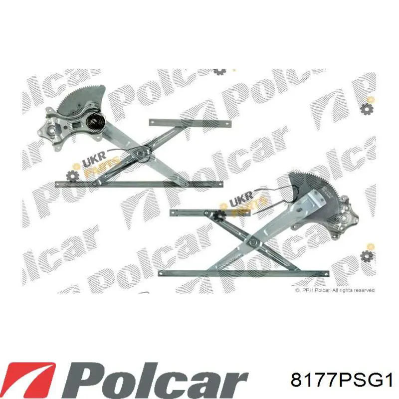 8177PSG1 Polcar Підйомник механічний вітрового скла