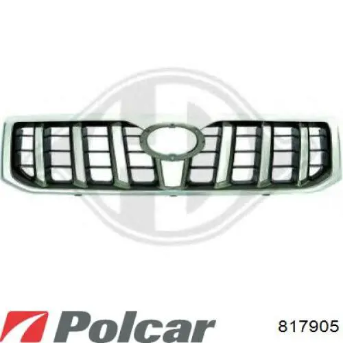 Решітка радіатора 817905 Polcar