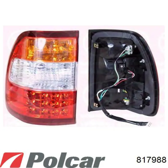 Ліхтар задній правий, зовнішній Depo/Loro/Abakus FP8136F6E ціна, від 33.55 USD