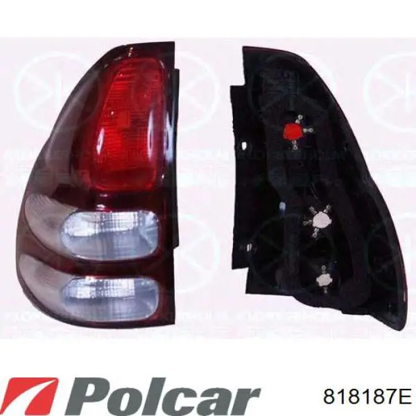 818187E Polcar Задня ліва фара