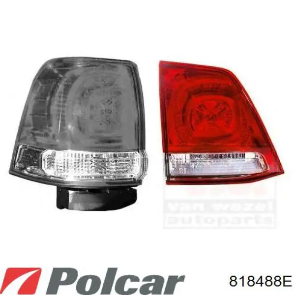 818488E Polcar Задній правий зовнішній ліхтар