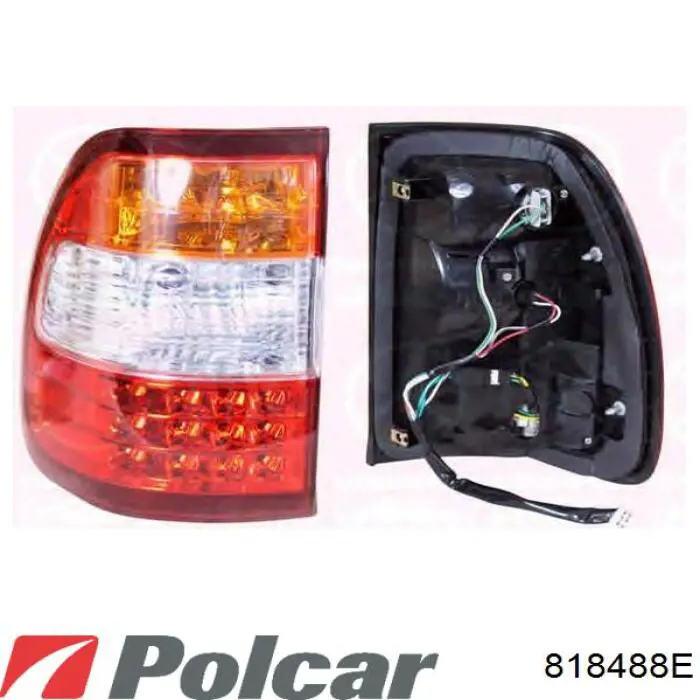 Ліхтар задній правий, зовнішній Polcar 818488E ціна, від 127.11 USD