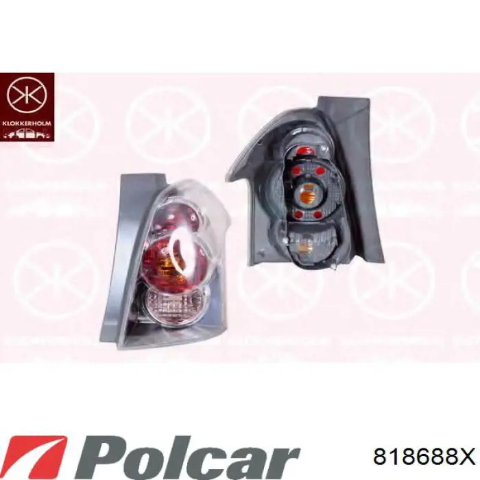 Задня права фара 818688X Polcar