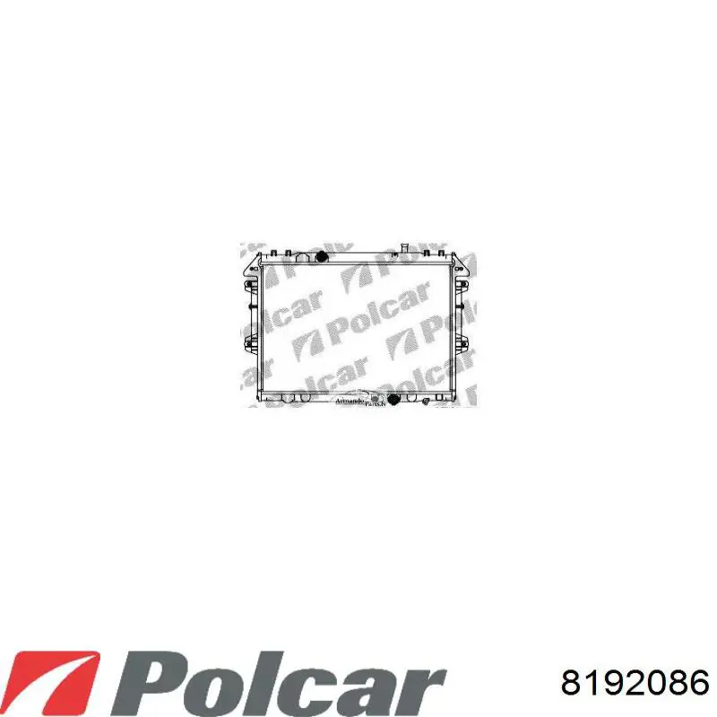 Радіатор основний Polcar 8192086 ціна, від 85.27 USD