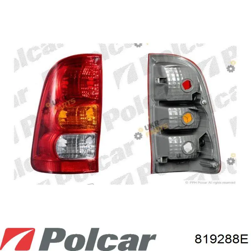819288E Polcar Ліхтар задній правий