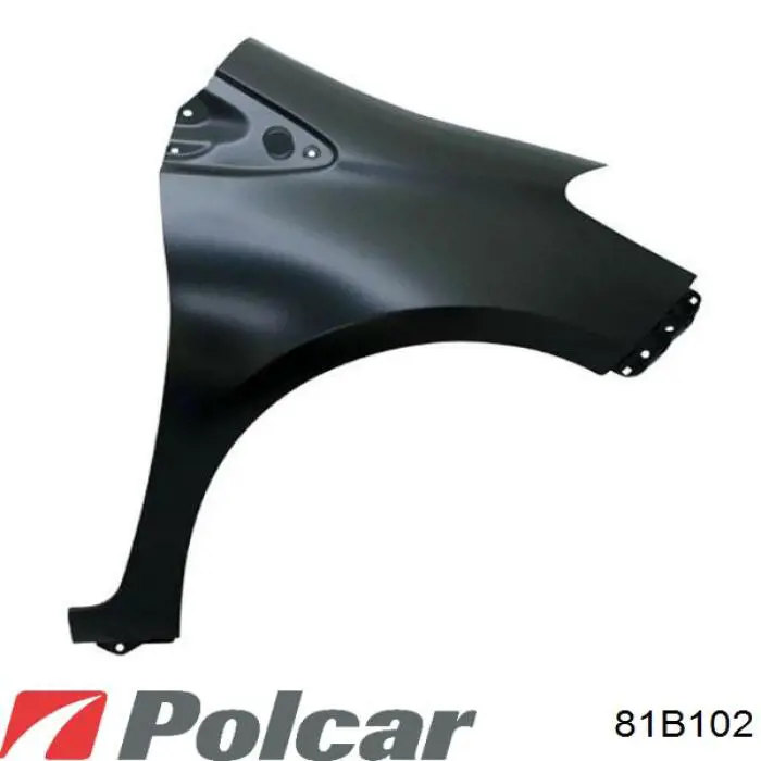 Крило переднє праве Polcar 81B102 ціна, від 31.86 USD