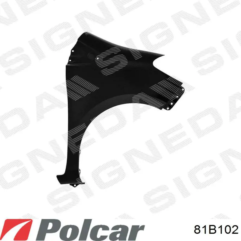 81B102 Polcar Крило переднє праве