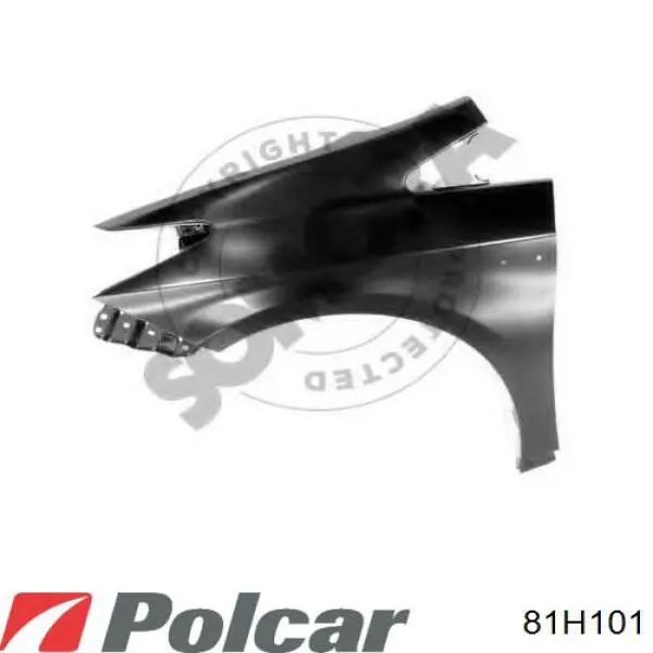 Купити 81H101 Polcar Крило переднє ліве