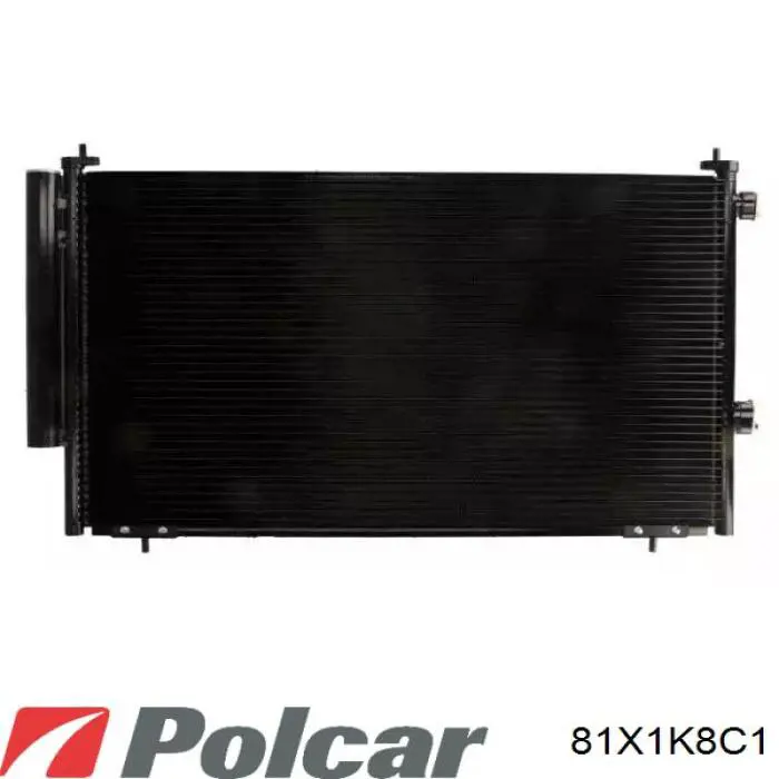 Радіатор кондиціонера 81X1K8C1 Polcar