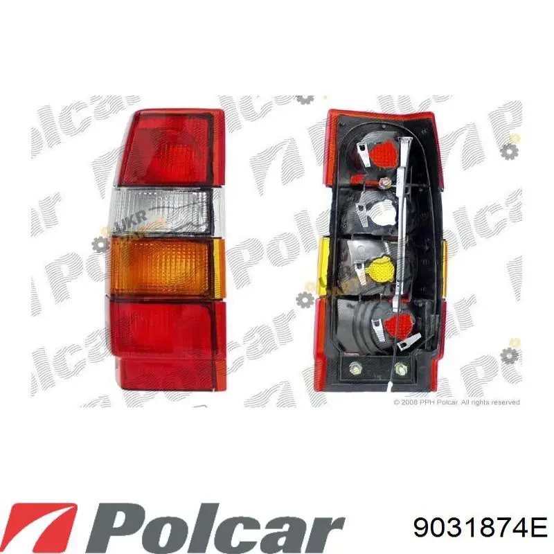 Задня права фара 9031874E Polcar