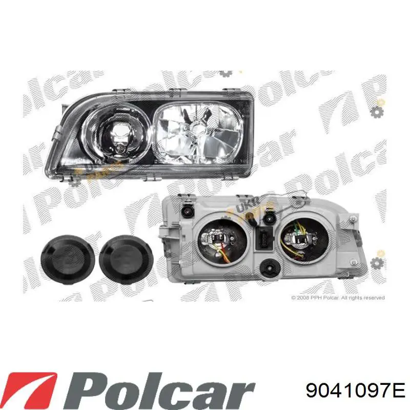 904209E Polcar Фара дальнього світла в зборі