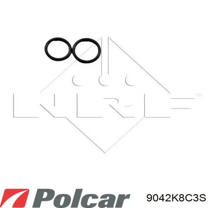 Купити 9042K8C3S Polcar Радіатор системи охолодження кондиціонера