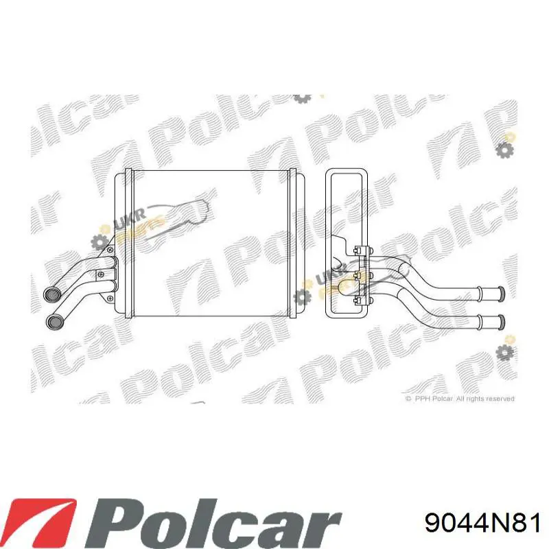 Купити 9044N81 Polcar Теплообмінник