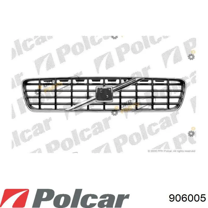 Облицювання радіатора Polcar 906005 ціна, від 61.37 USD