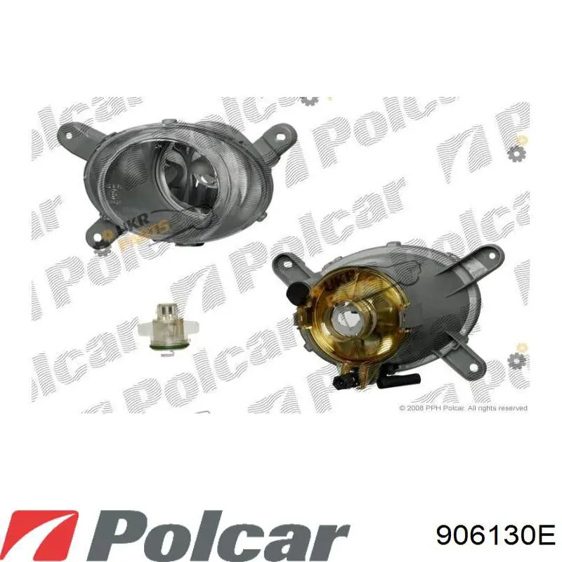Фара протитуманна, права 906130E Polcar