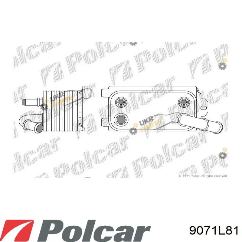 9071L81 Polcar радіатор масляний