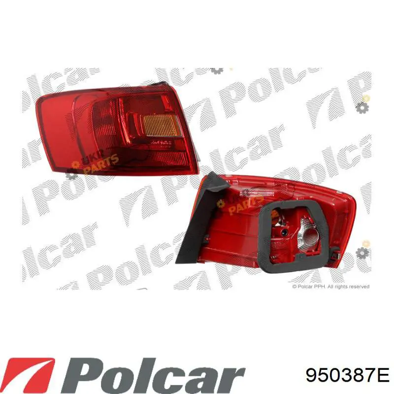 Задня ліва зовнішня фара FPS FP7430F1E ціна, від 54.07 USD