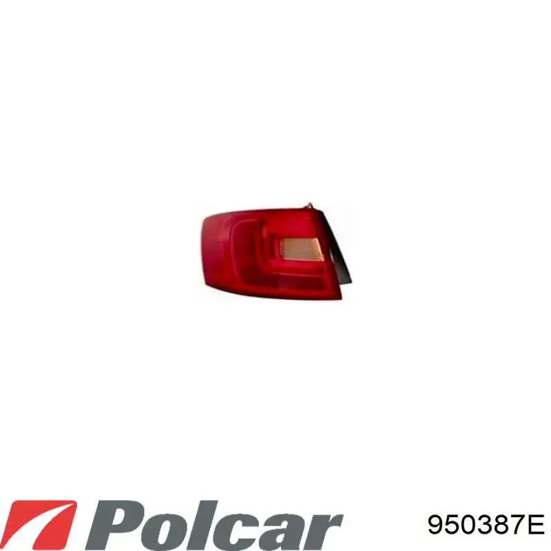 950387E Polcar ліхтар задній лівий, зовнішній