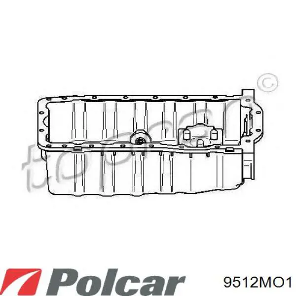 Піддон двигуна Polcar 9512MO1 ціна, від 32.73 USD