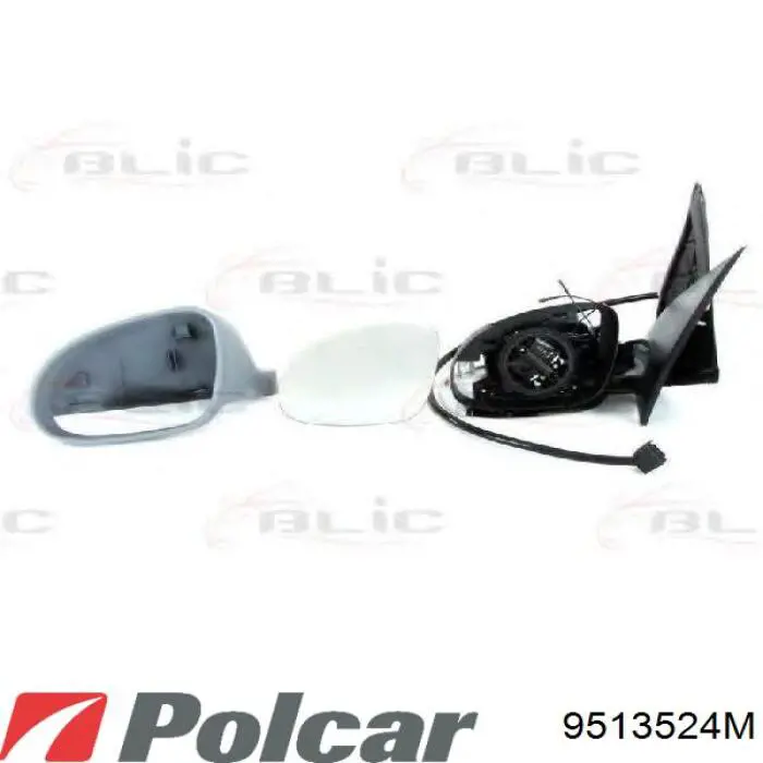 Дзеркало праве 4012M02 Depo/Loro/Abakus