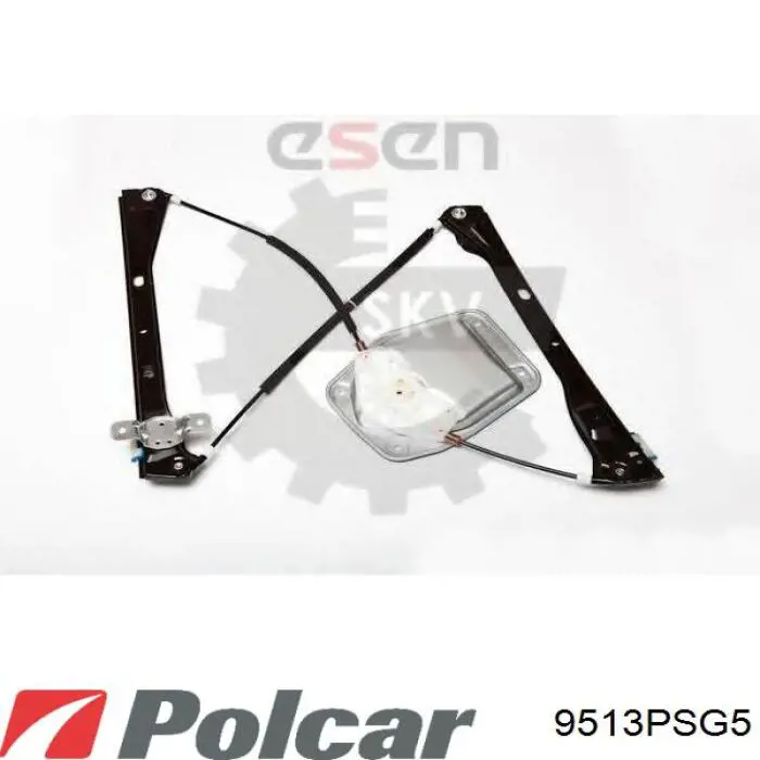Склопідйомник передньої лівої двері 9513PSG5 Polcar