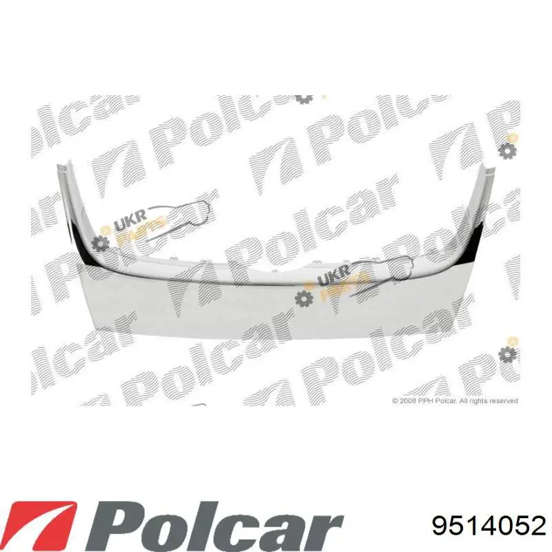 Накладка (рамка) решітки радіатора 9514052 Polcar