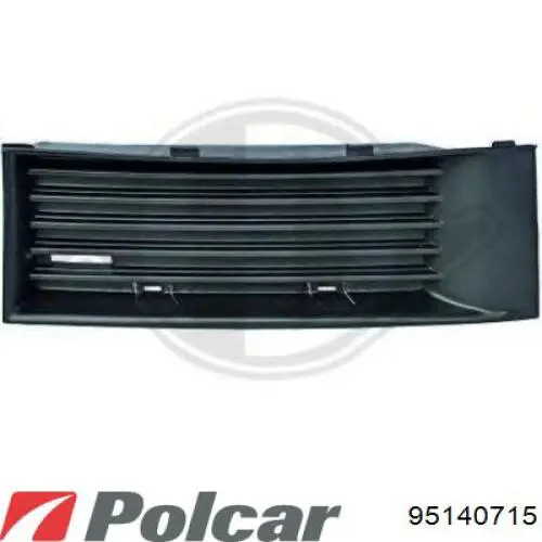 Кронштейн бампера переднього, лівий Polcar 95140715 ціна, від 7.80 USD