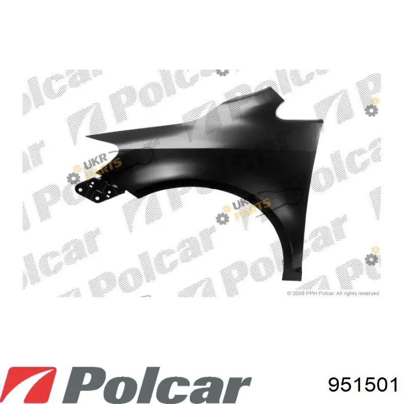 951501 Polcar Переднє ліве крило