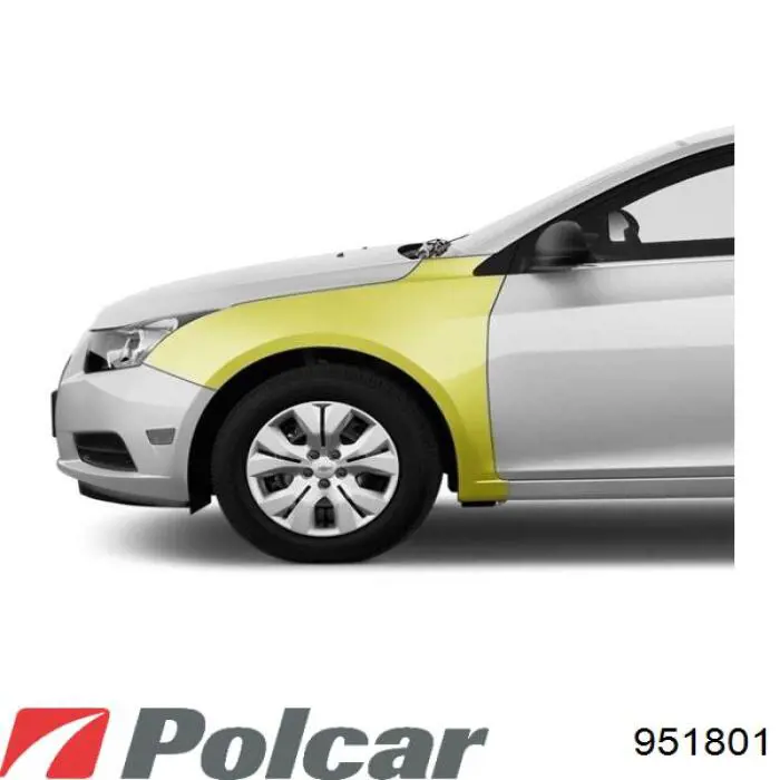 Ліве переднє крило Signeda PVW10062ALREF ціна, від 39.56 USD