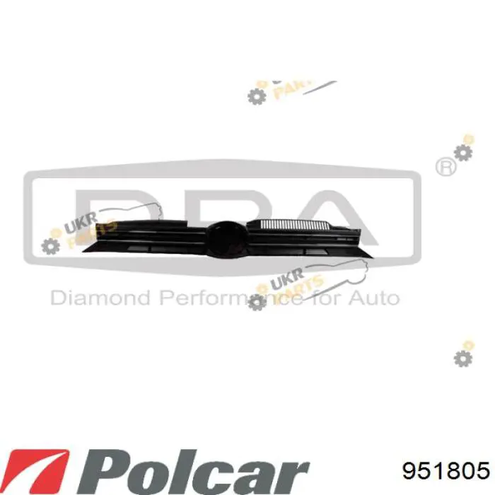 Облицювання радіатора Polcar 951805 ціна, від 8.10 USD