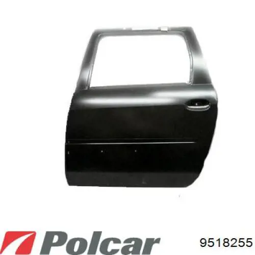 9518255 Polcar Кронштейн спойлера переднього бампера