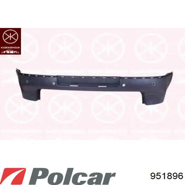 Задній бампер 951896 Polcar