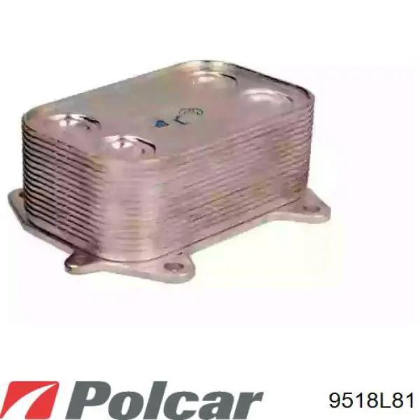 9518L81 Polcar радіатор масляний (холодильник, під фільтром)