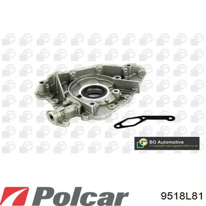 Радіатор масляний (холодильник), під фільтром 9518L81 Polcar