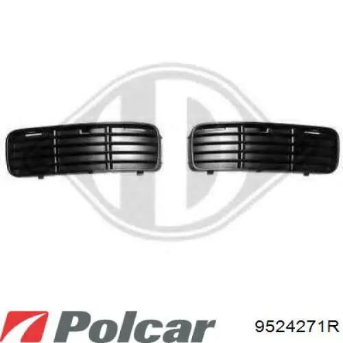 Купити 9524271 Polcar Решітка переднього бампера, ліва