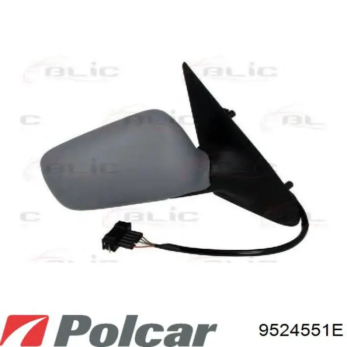 9524551E Polcar Праве дзеркало заднього виду